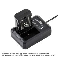 JJC DCH-NPBX1 USB Doppel Akku Ladegerät für Akku Sony NP-BX1, Sony RX